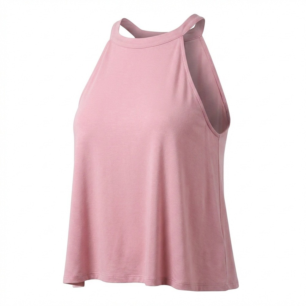 Lulu's NWT Summer Medium Nauve Trapeze Halter Neck Swing Tank